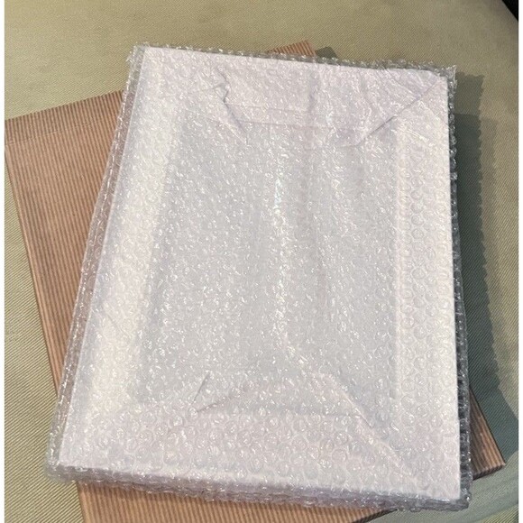 Brand New Pottery Barn Silver Plate Sentiment Picture Frame 5X7 Unforgettable - Picture 6 of 6